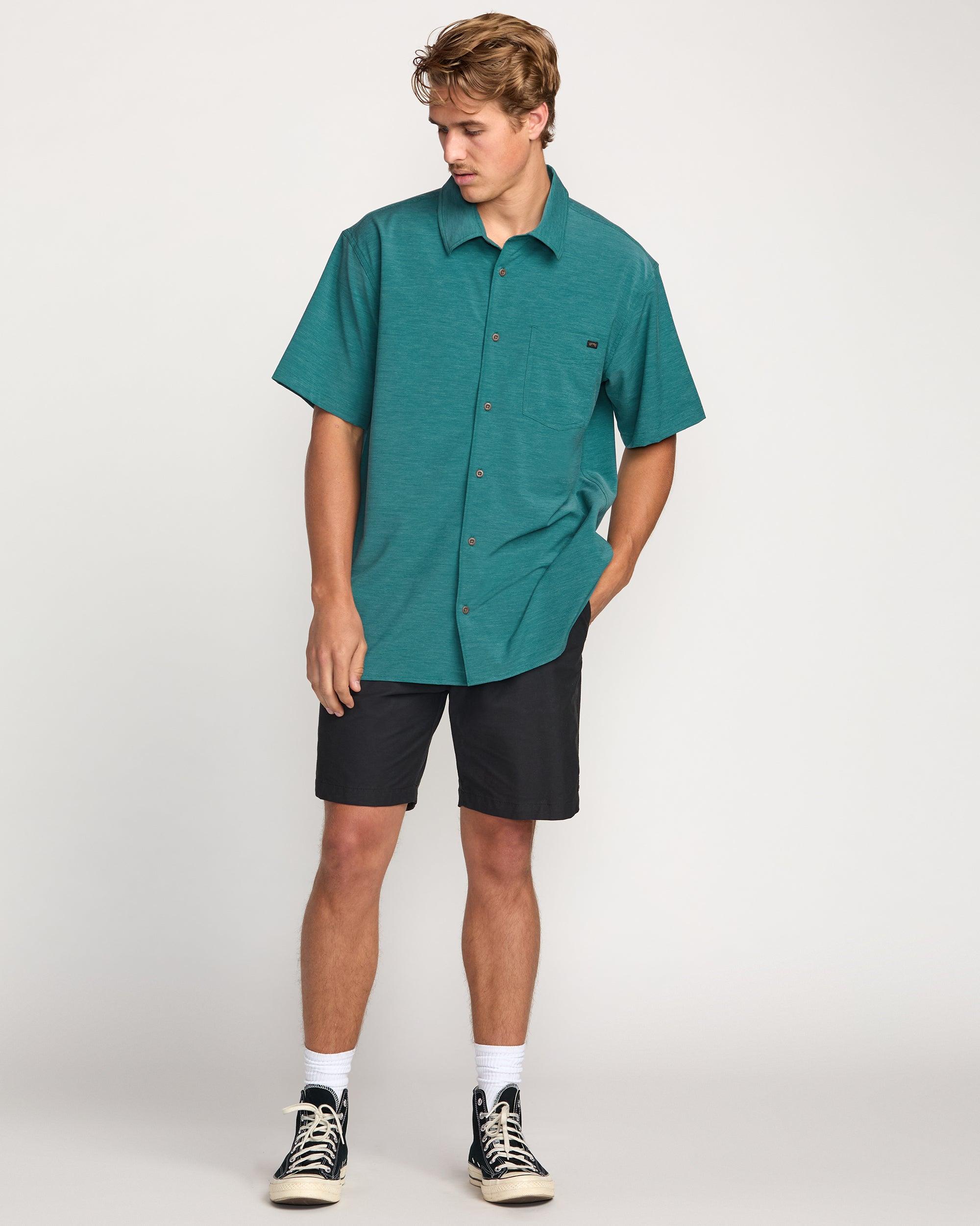 Surftrek Transit Short Sleeve Shirt - Marine Male Product Image