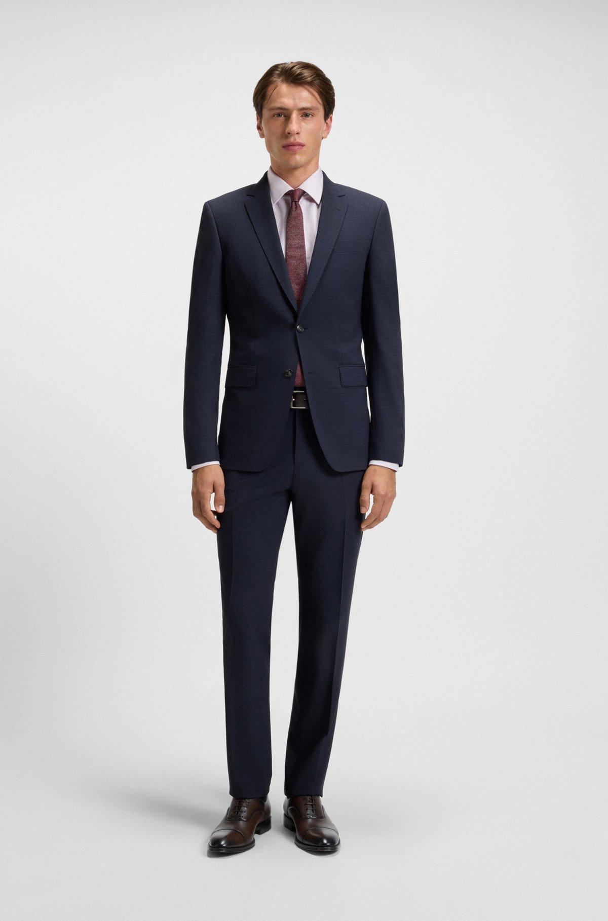 BOSS - Captoe Oxford shoes in smooth leather - Dark Brown Product Image