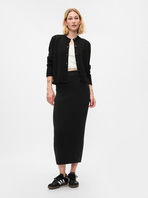 CashSoft Crop Cardigan Product Image