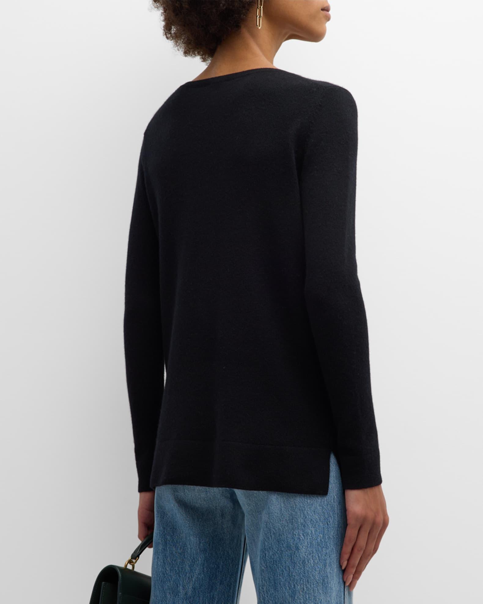 Cashmere Basic Crewneck Top Product Image