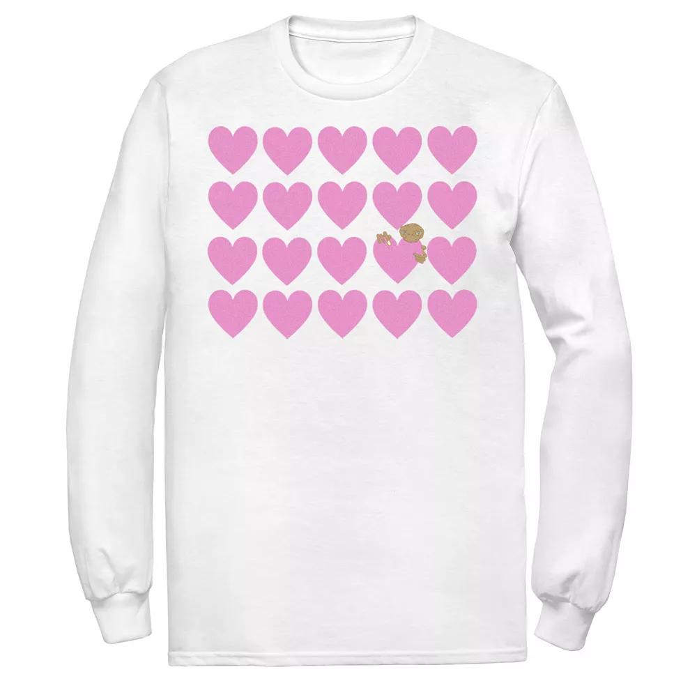 Men's E.T. Pink Heart Grid E.T. Peaking Tee,  Product Image