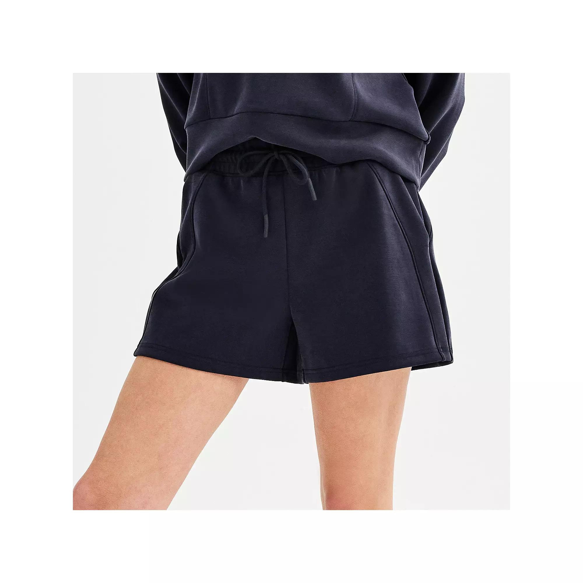 Women's FLX High-Rise Solace Shorts, Size: Small, Mineral Black Product Image