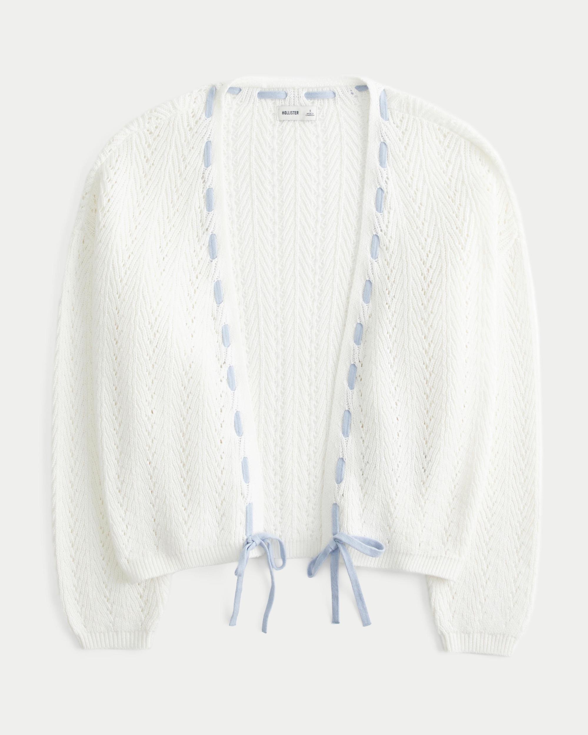 Easy Textured No-Close Cardigan Product Image