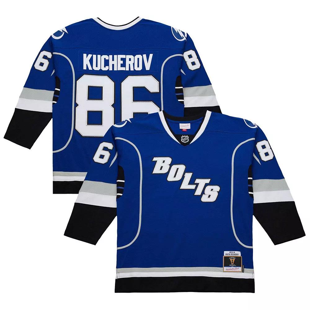 Men's Nikita Kucherov Blue Tampa Bay Lightning 2013-14 Power Play Jersey,  Product Image
