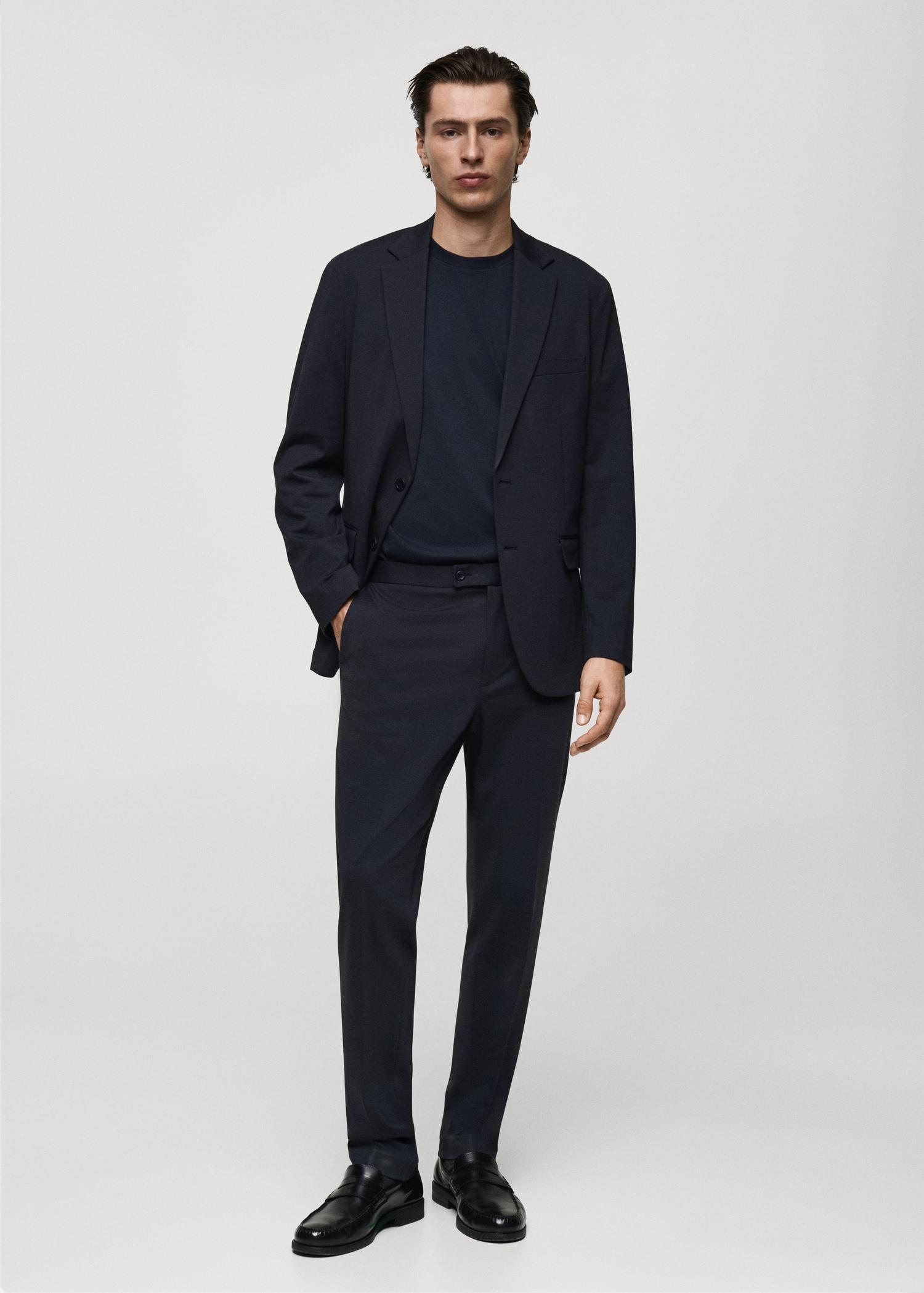 Zurich slim-fit suit pants - Men | MANGO USA Product Image