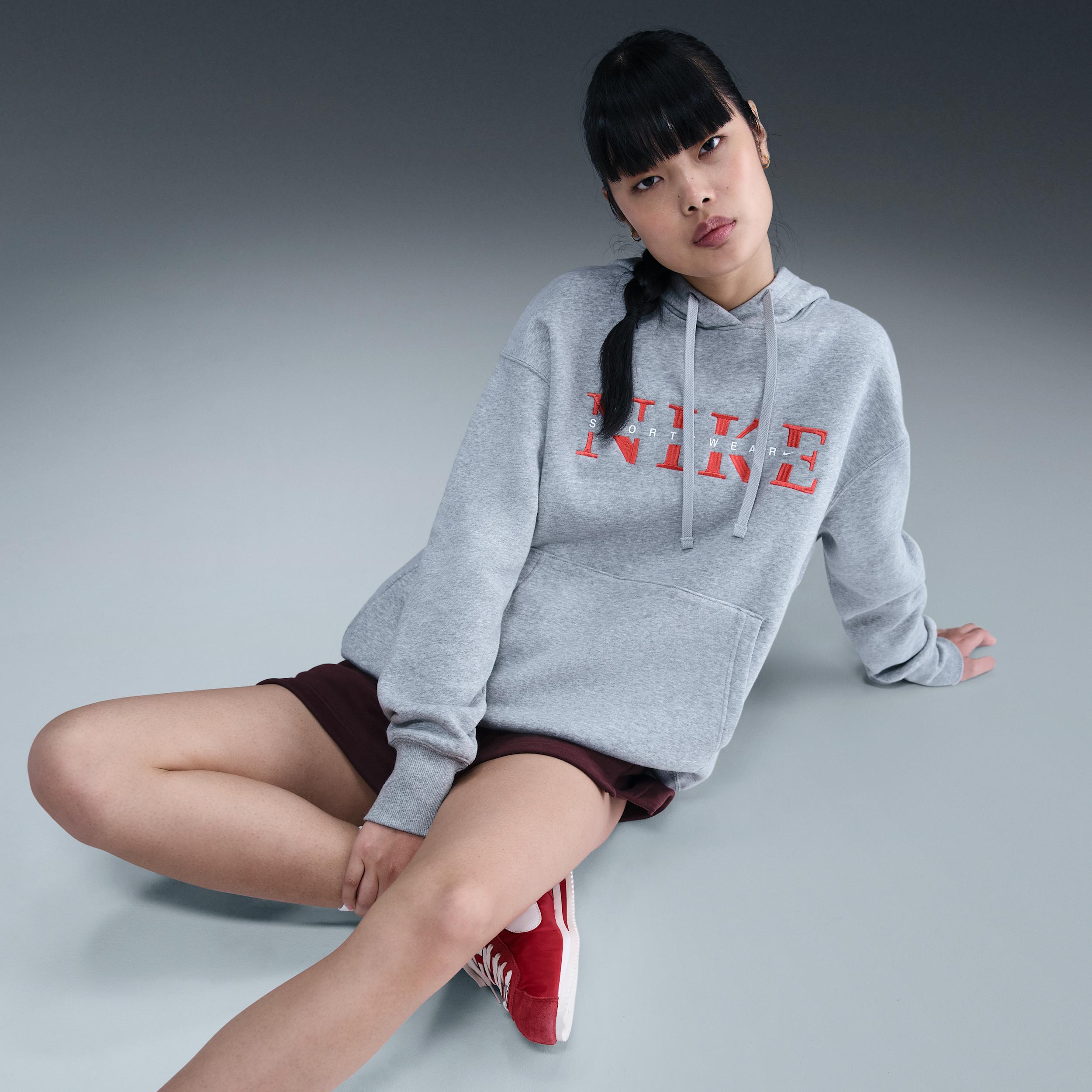 Womens Nike Sportswear Phoenix Fleece Oversized Pullover Hoodie | IH4054-063 Product Image