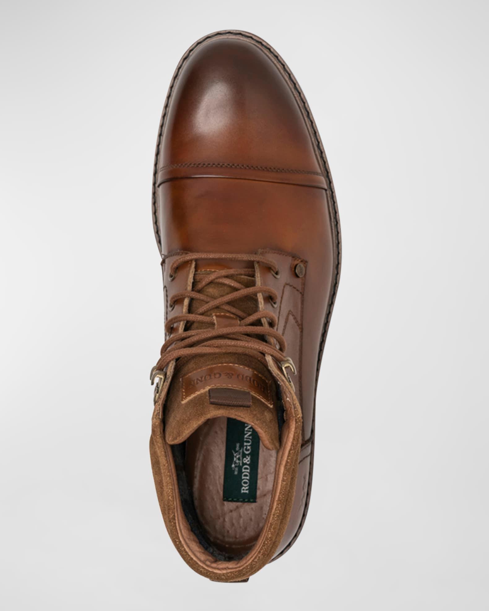 Men's Dunedin Leather Lace-Up Military Boots Product Image