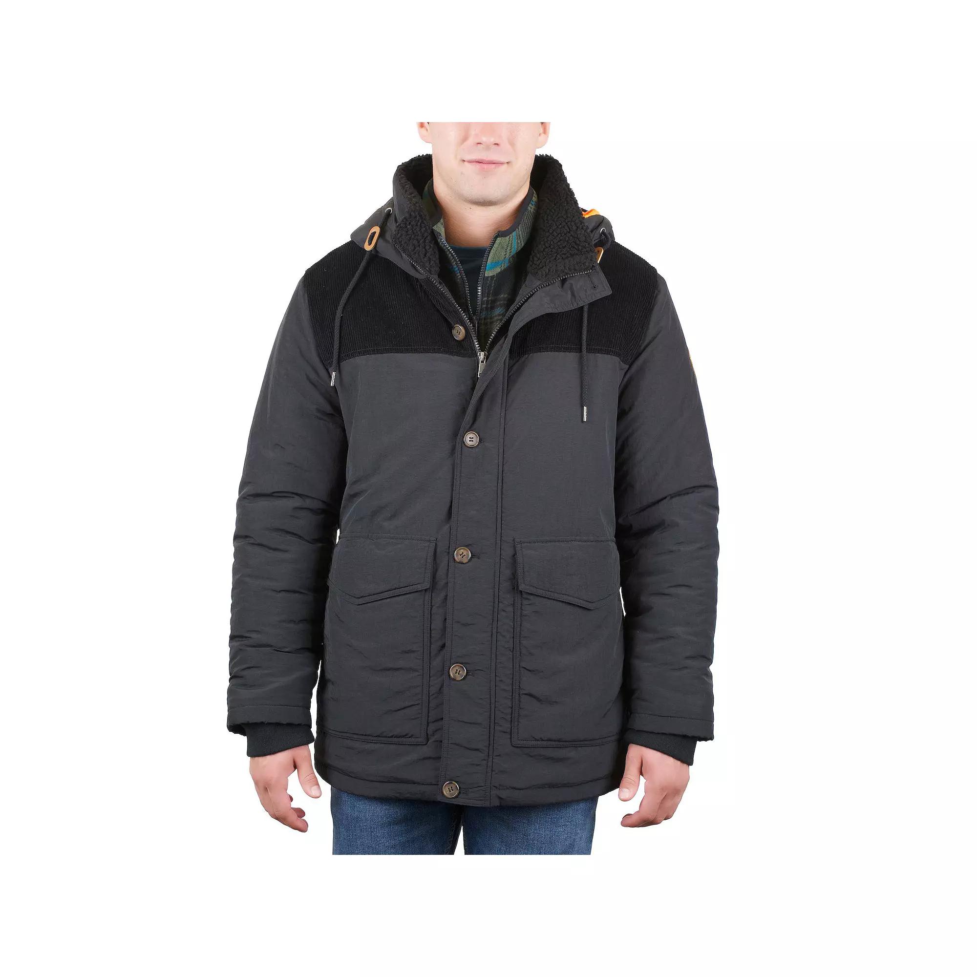 Men's Mountain and Isles Parka with Corduroy Combo Yoke, Size: Medium, Rosemary Product Image
