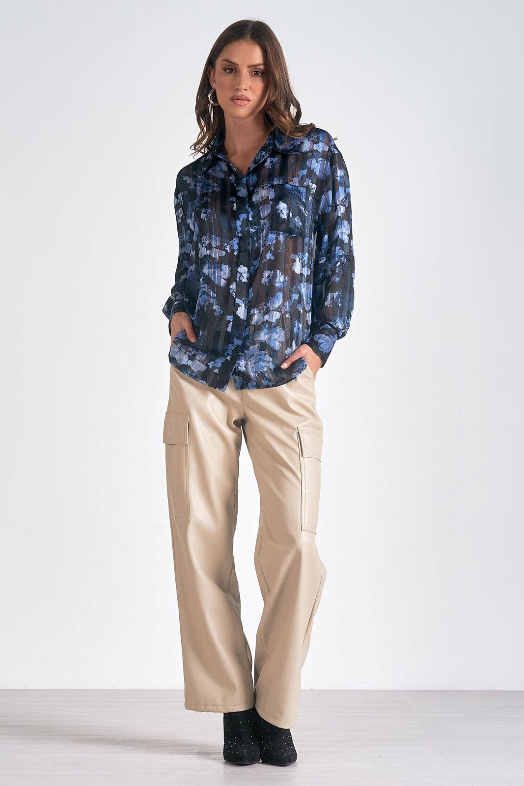 L/s Floral Sheer Product Image