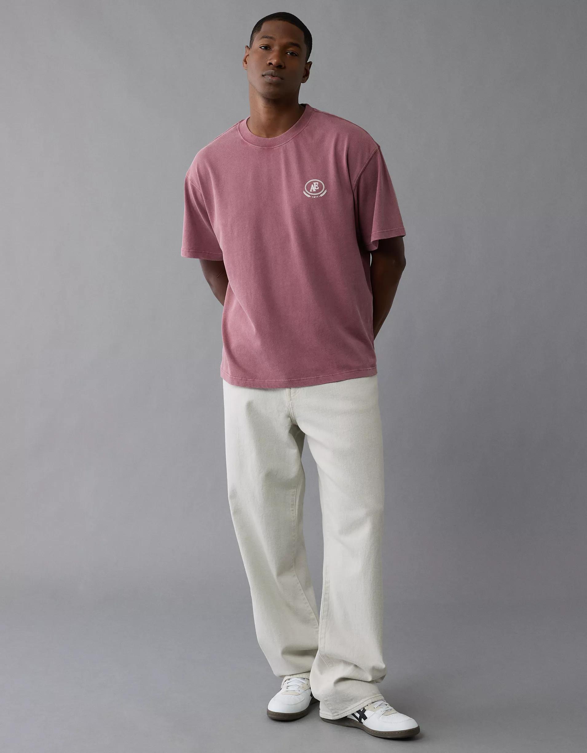 AE Boxy Logo Graphic T-Shirt Product Image