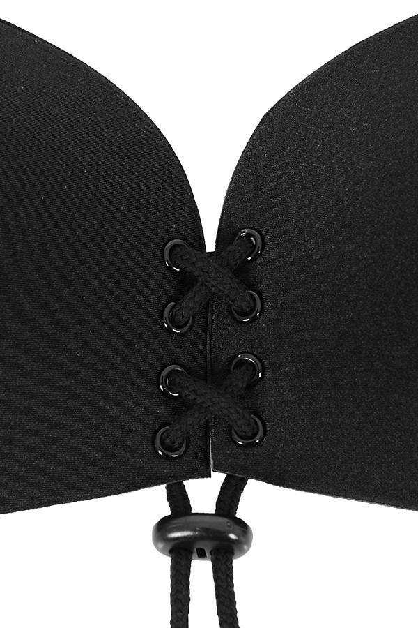 Ultra  push up invisible bra - black Product Image