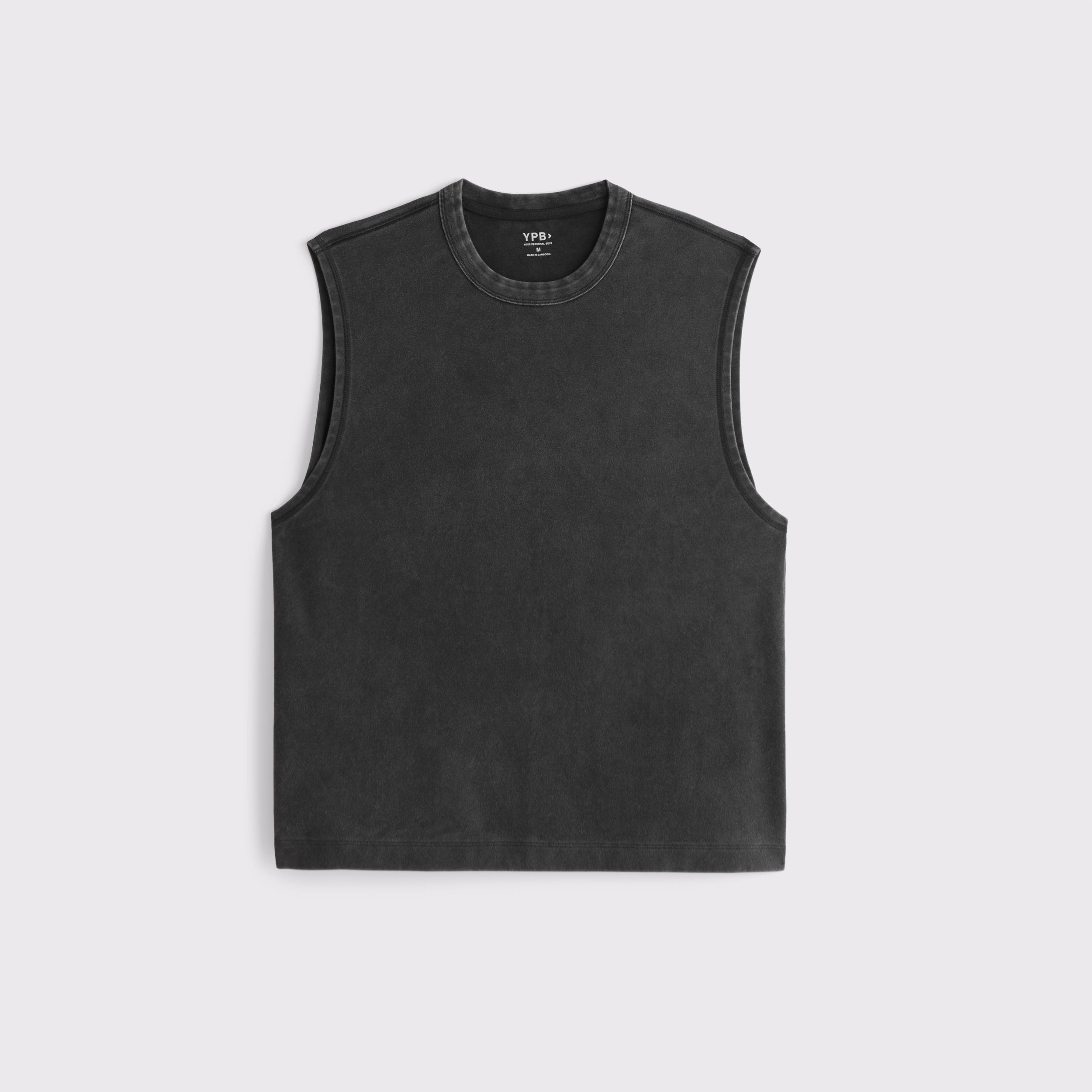 YPB Active Cropped Heavyweight Cotton Tank Product Image