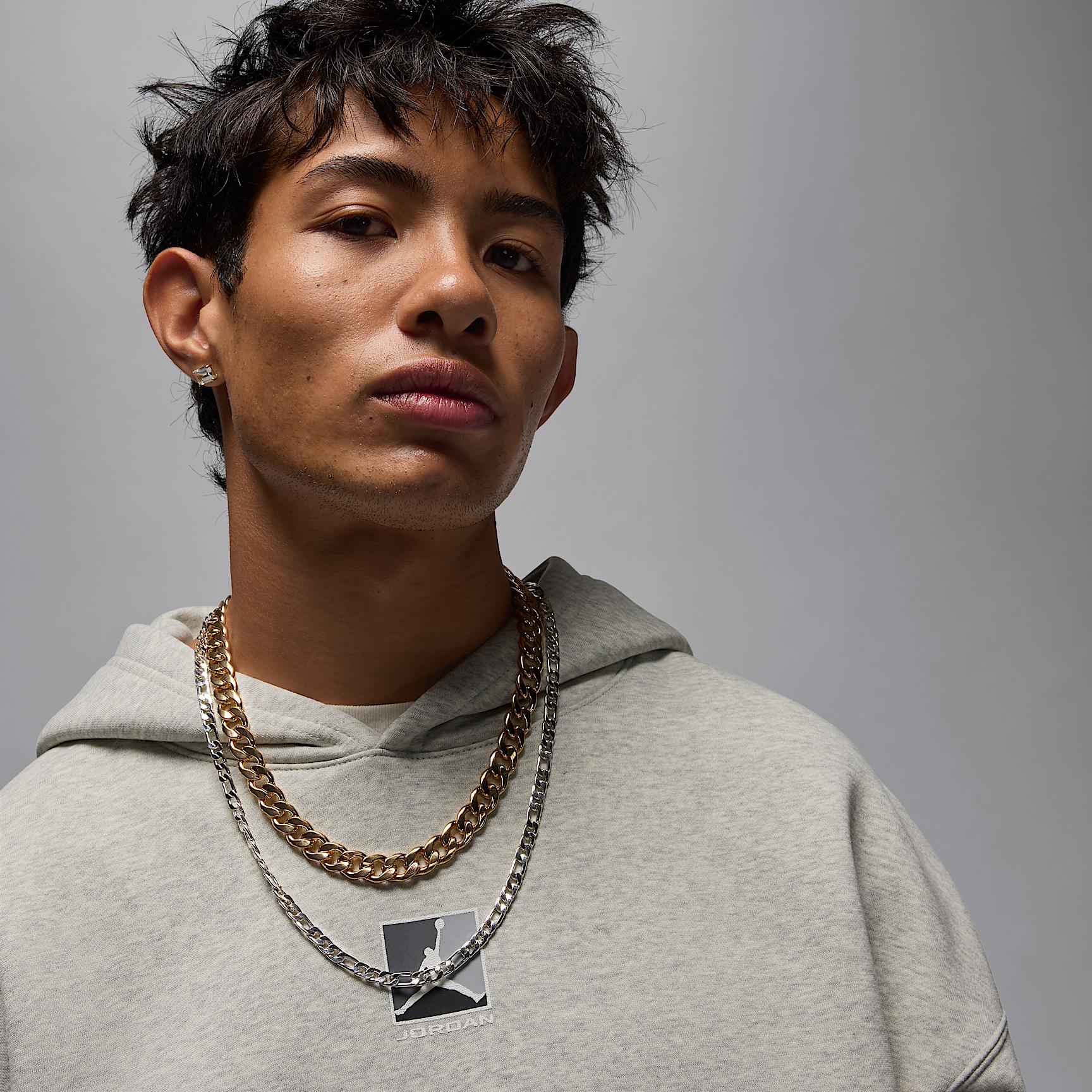 Mens Jordan Brooklyn Fleece Graphic Pullover Hoodie | HV0544-050 Product Image