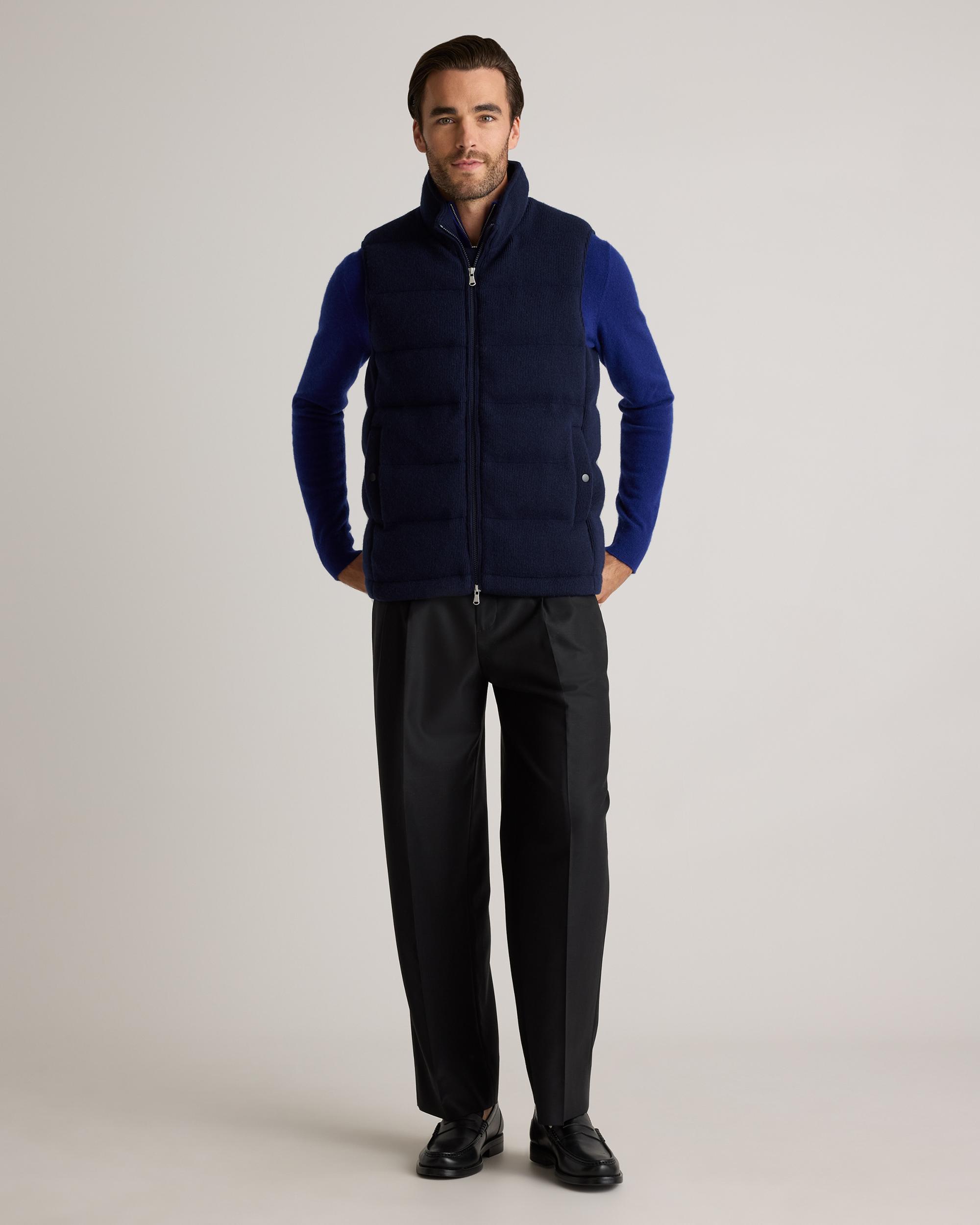 Quince | Men's Mongolian Cashmere Puffer Vest Product Image