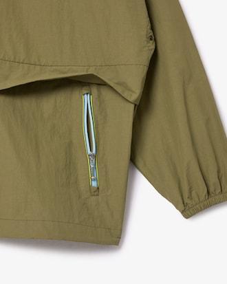 Men's Water-Repellent Removable Hood Windbreaker Product Image