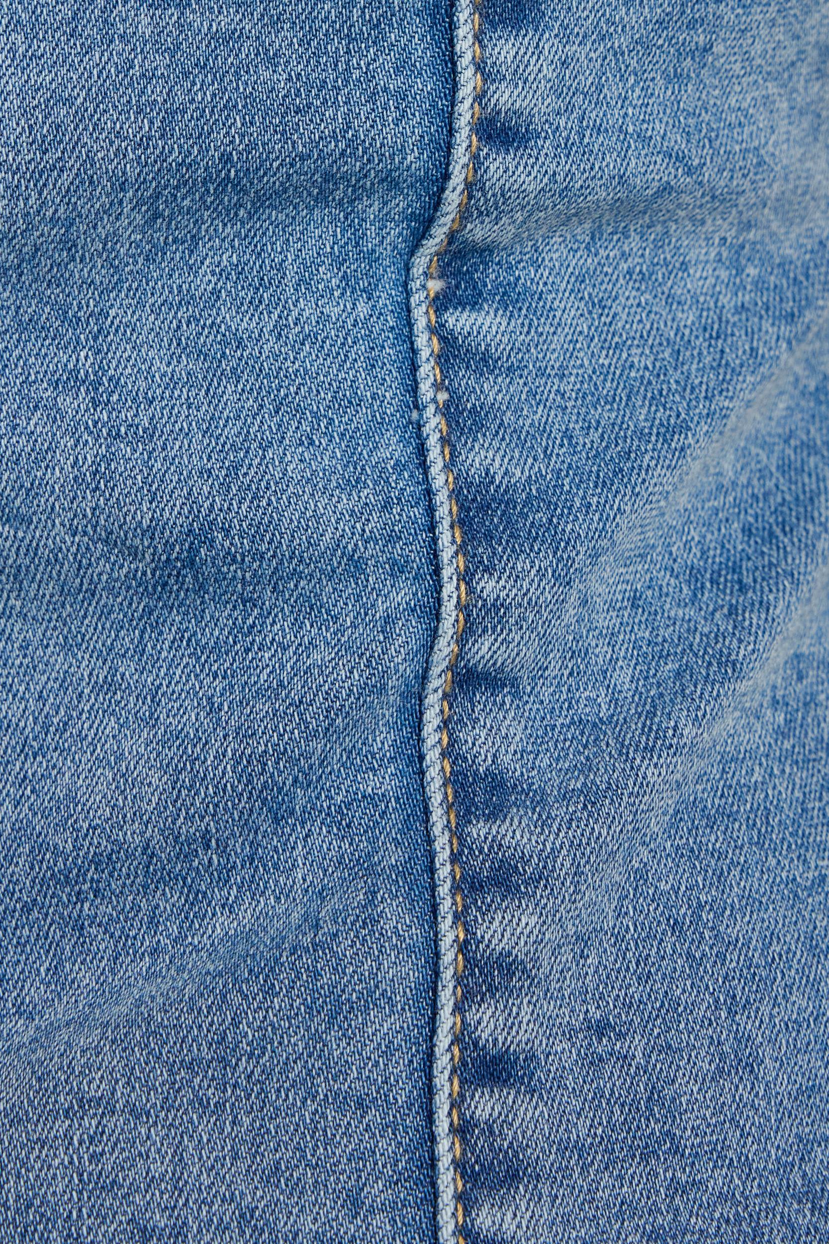 Denim Straight Halter Dress Product Image