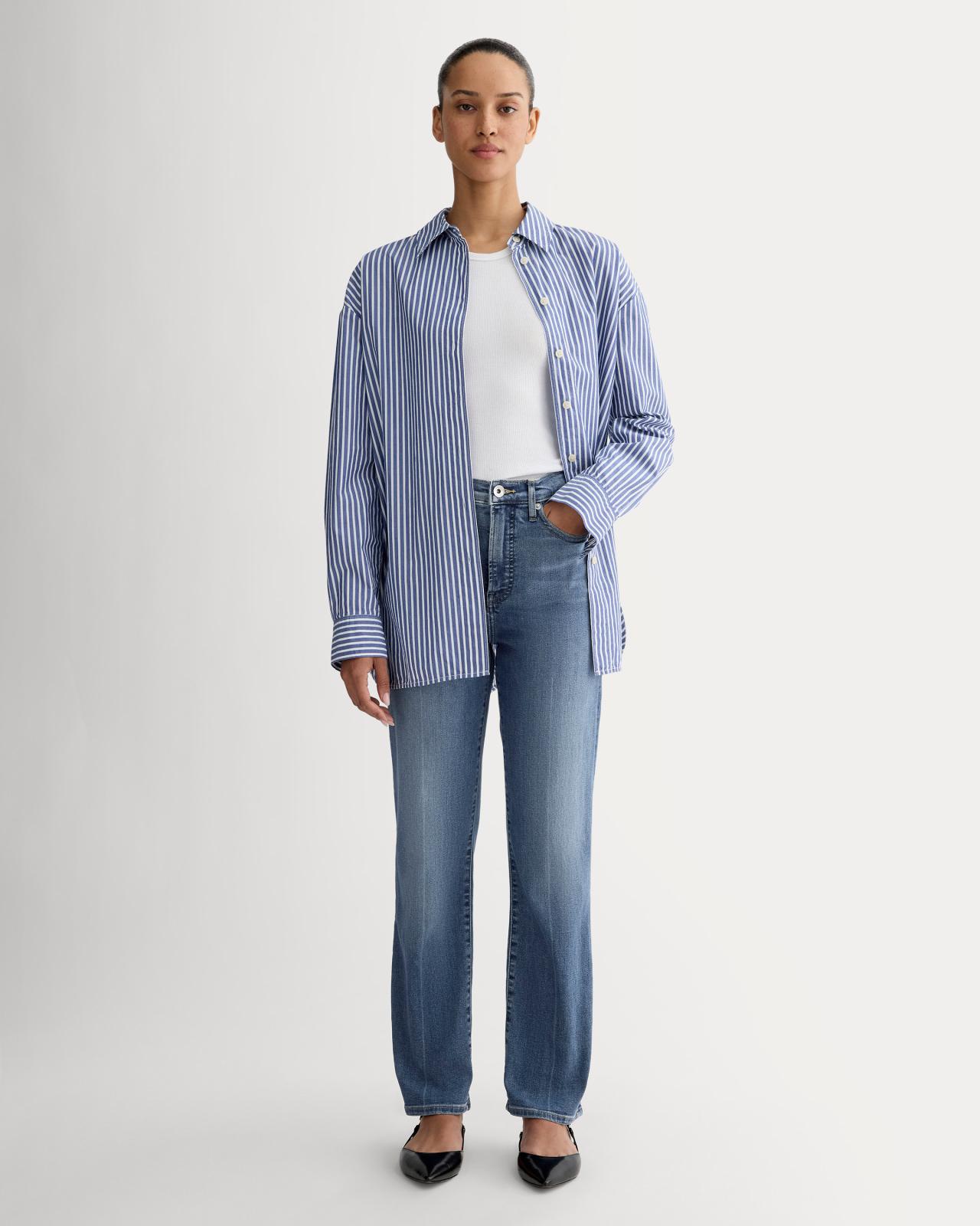 The High-Key Stovepipe Jean Product Image