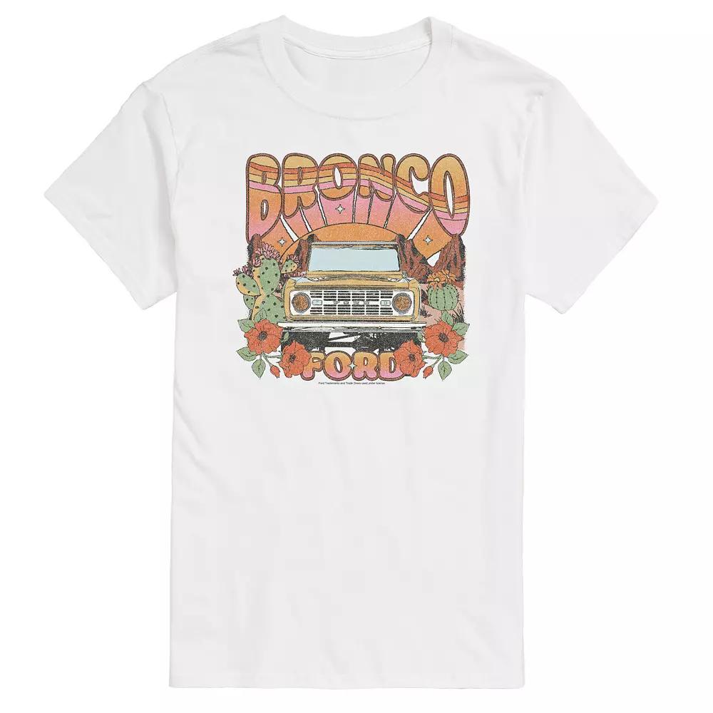 Men's Ford Bronco Retro Floral Graphic Tee,  Product Image