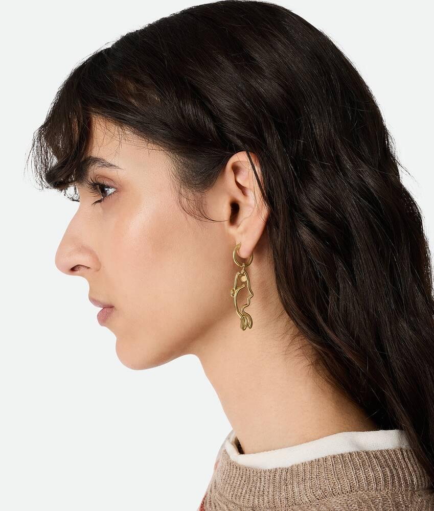 Women's Fish Earrings in Yellow gold Product Image