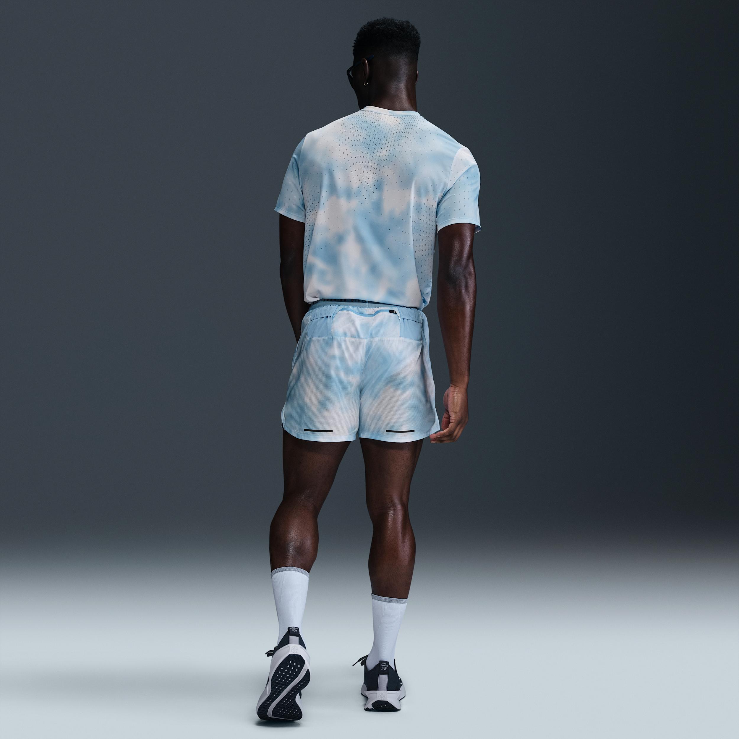 Nike Mens Running Division Breathe Dri-FIT ADV 4 Brief-Lined Running Shorts | HJ4150-422 Product Image