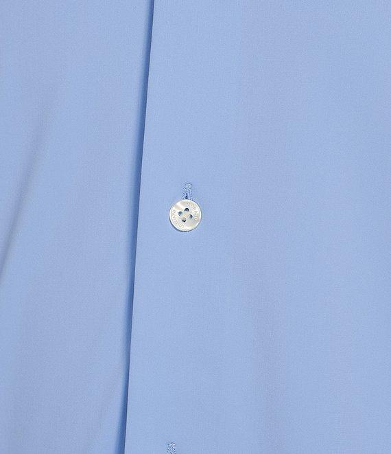 Murano Big & Tall Collezione Canclini Slim-Fit Solid Long-Sleeve Techno Woven Shirt Product Image