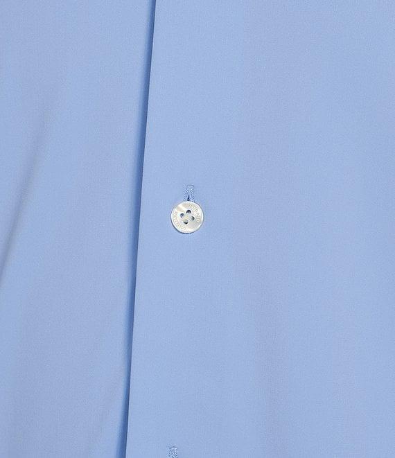 Murano Collezione Canclini Slim-Fit Solid Long-Sleeve Techno Woven Shirt Product Image