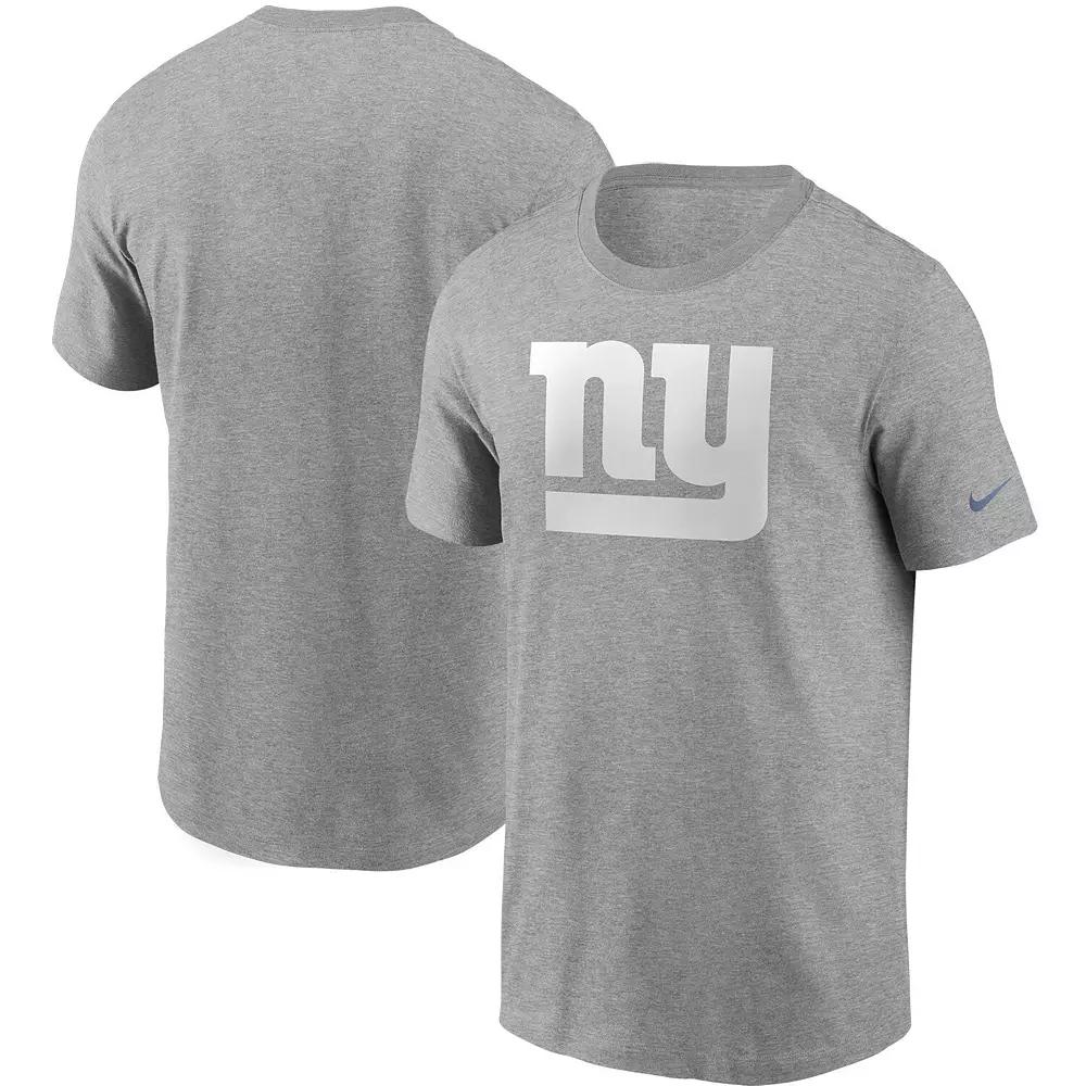 Men's Nike Heathered Gray New York Giants Primary Logo T-Shirt,  Product Image