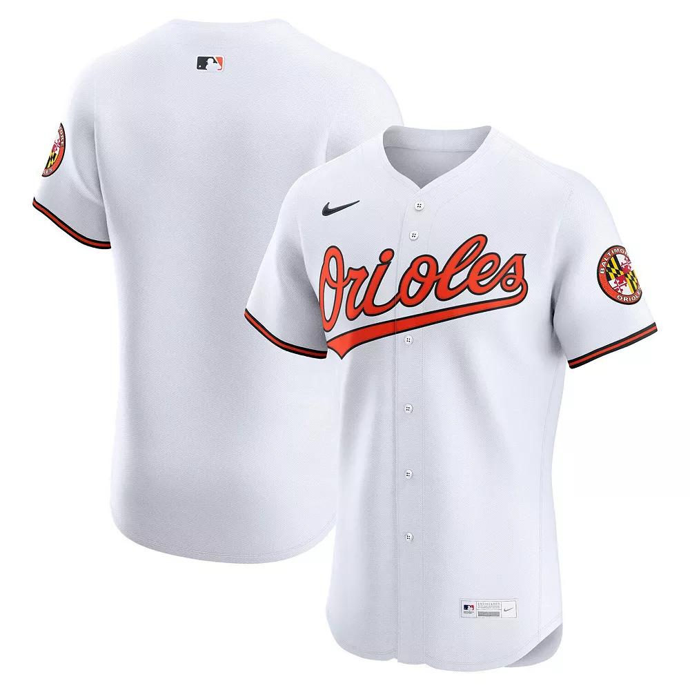 Men's Nike White Baltimore Orioles Home Elite Jersey,  Product Image