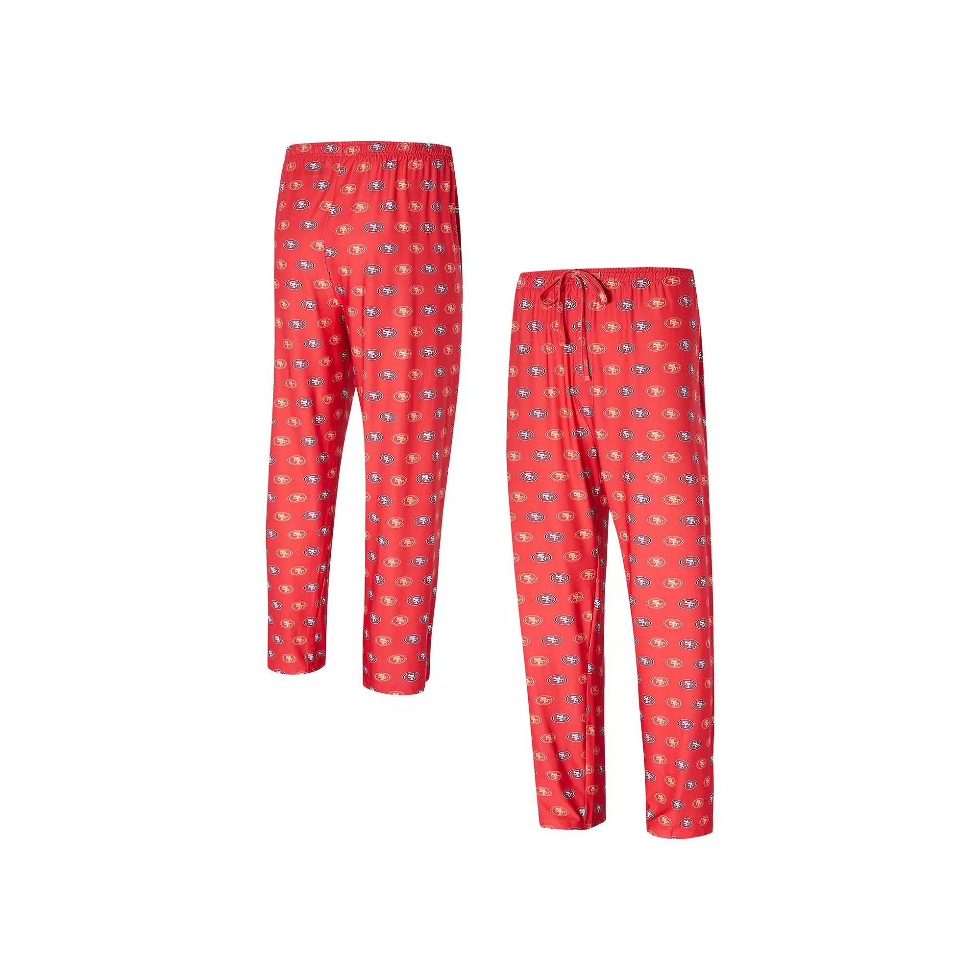 Mens Concepts Sport Scarlet San Francisco 49ers Record All Over Knit Pants Product Image
