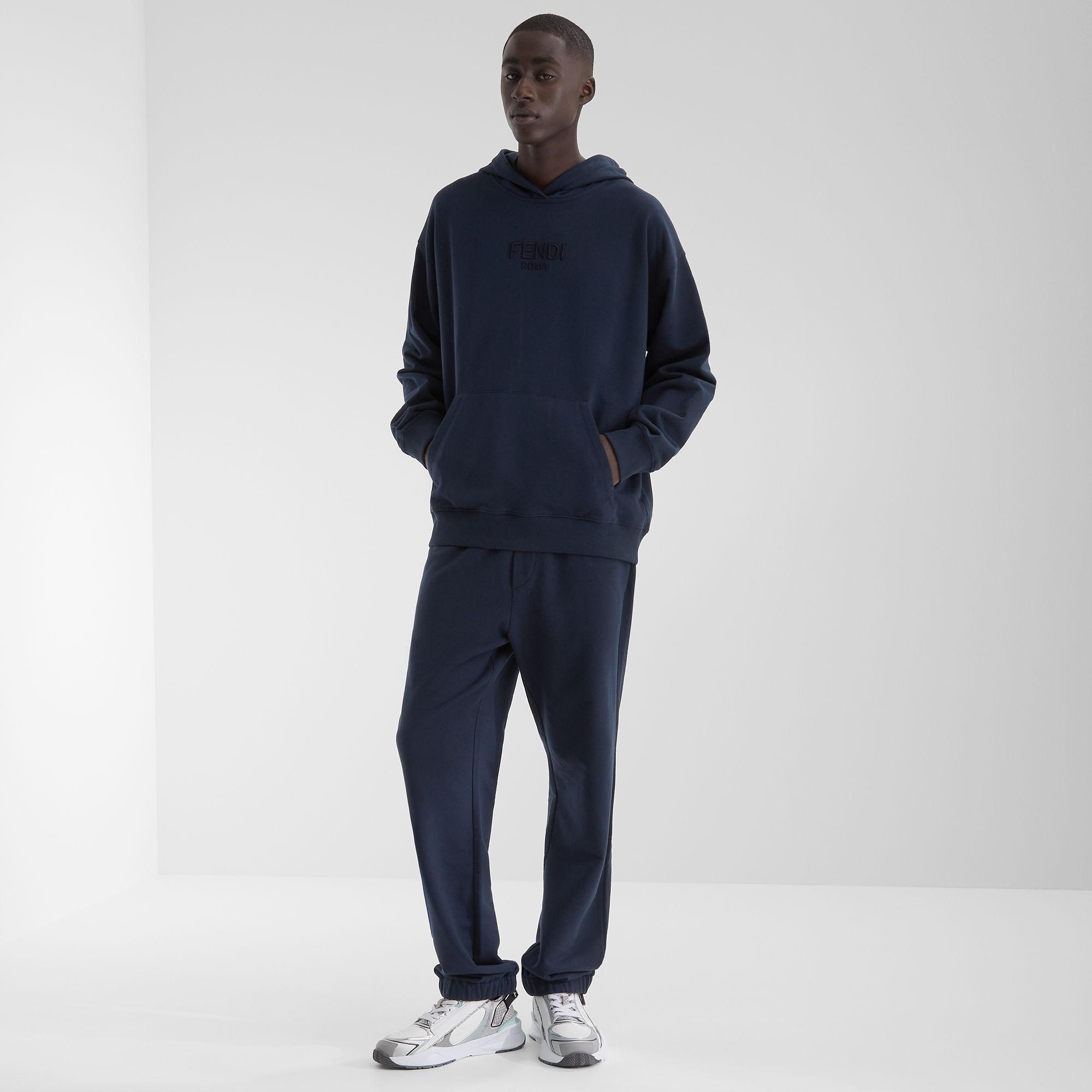 SweatshirtDark blue cotton sweatshirt Product Image