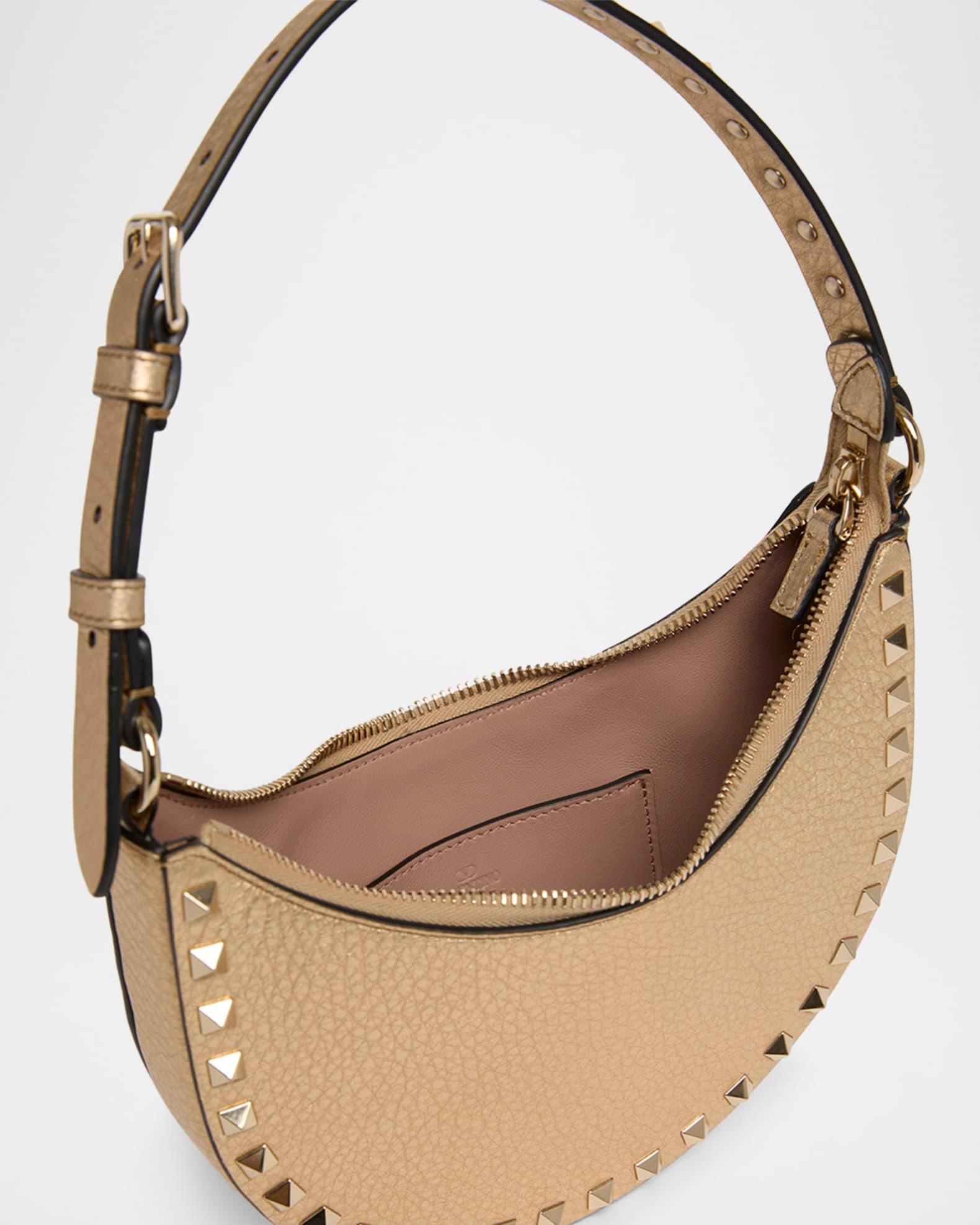 Mini Rockstud Metallic Leather Shoulder Bag Product Image