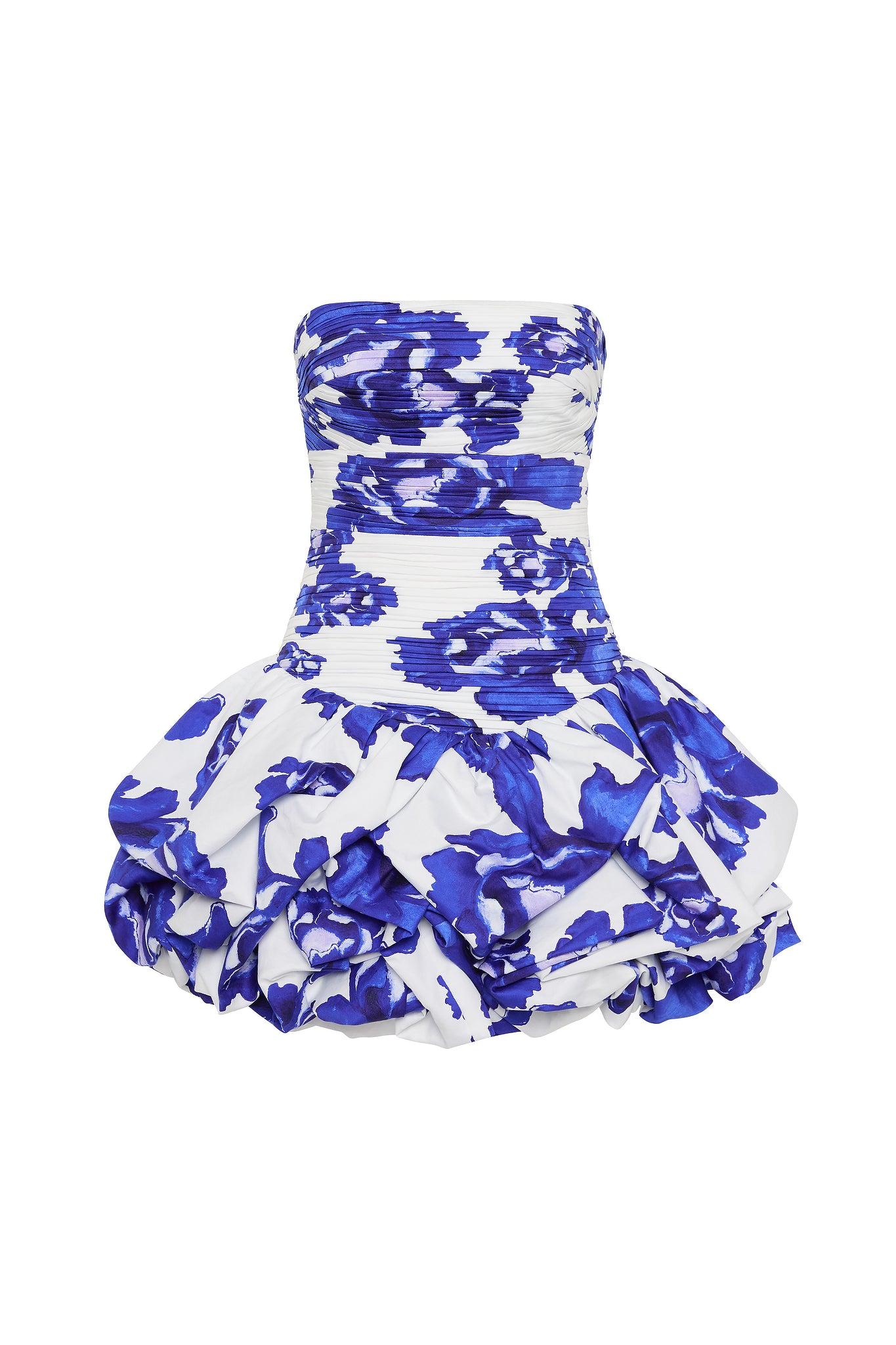 Violette Bubble Hem Mini Dress Product Image
