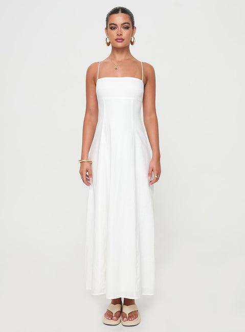 Brightwell Maxi Dress White Product Image