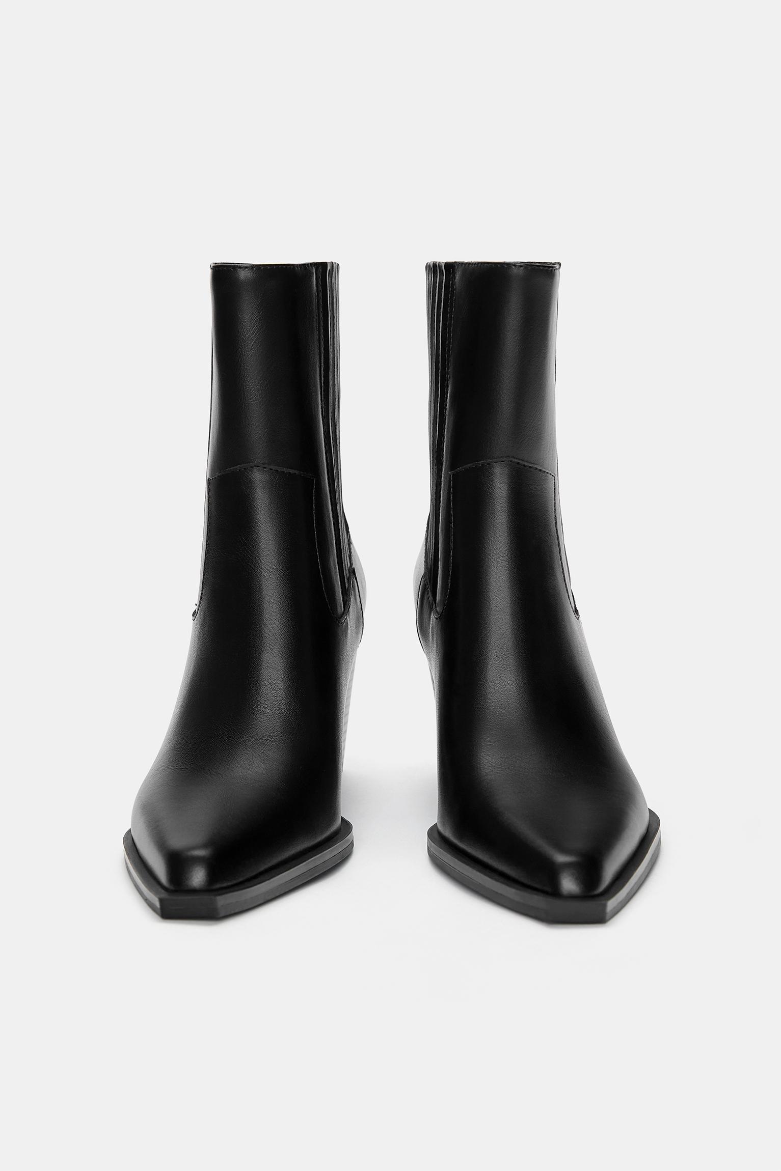 Heeled cowboy ankle boots Product Image