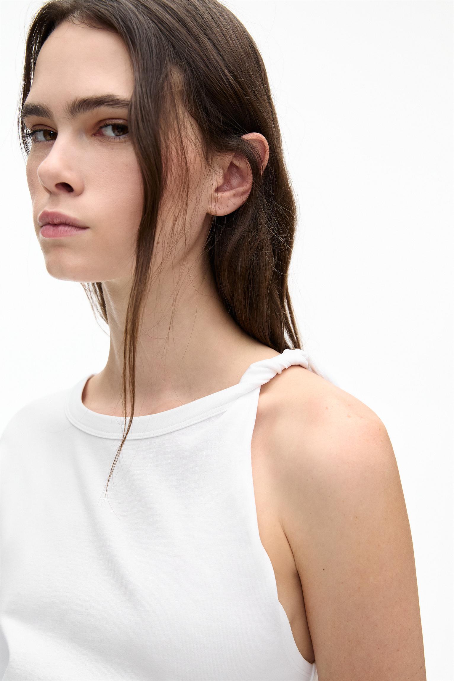 Asymmetric knotted T-shirt Product Image