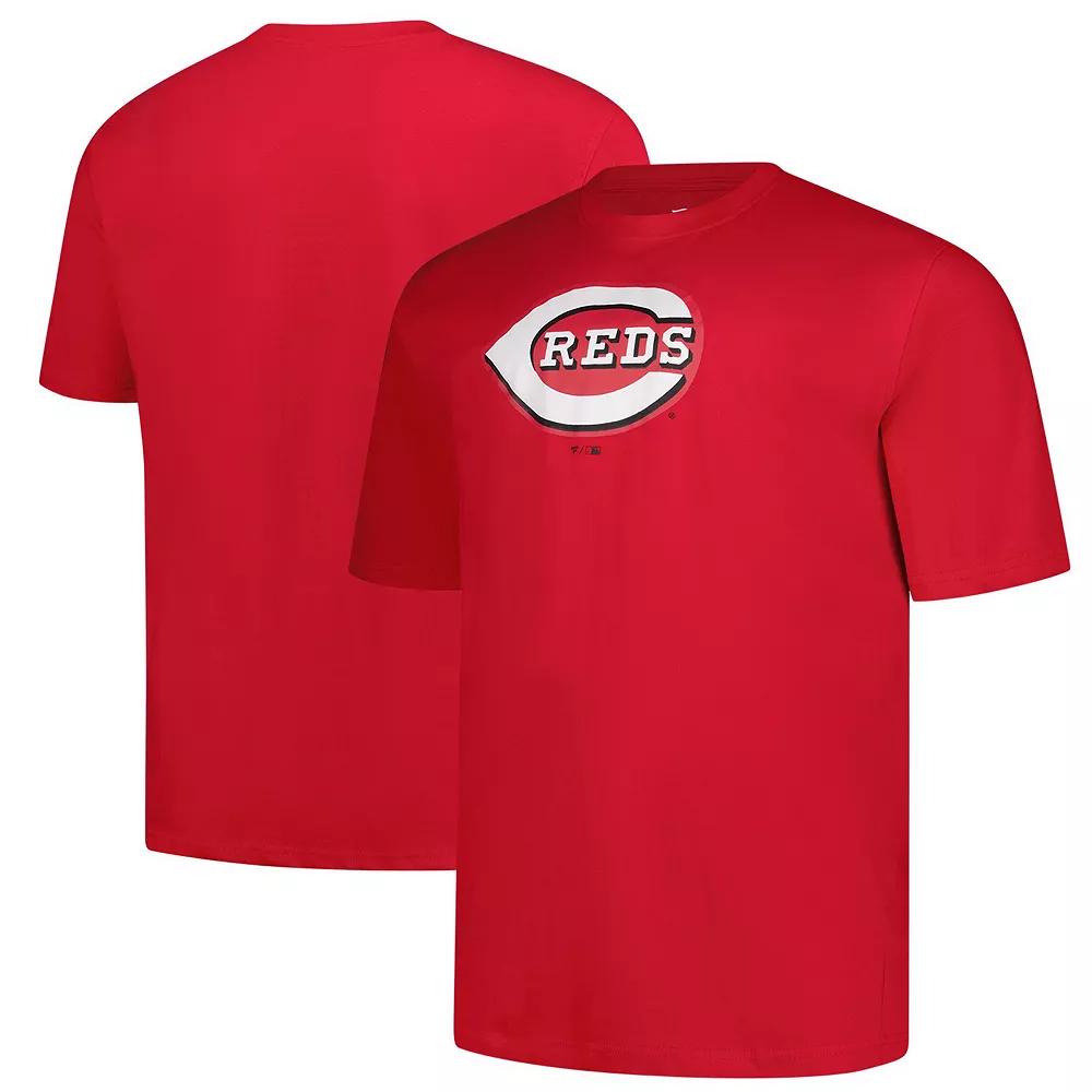Men's Profile Red Cincinnati Reds Big & Tall Primary Logo T-Shirt,  Product Image
