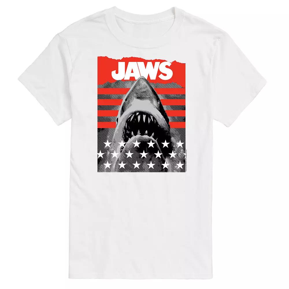 Big & Tall Jaws and Stripes Tee, Men's,  Product Image