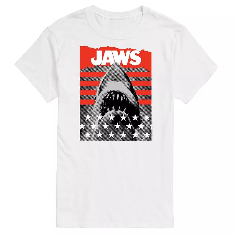 Big & Tall Jaws and Stripes Tee, Men's,  Product Image