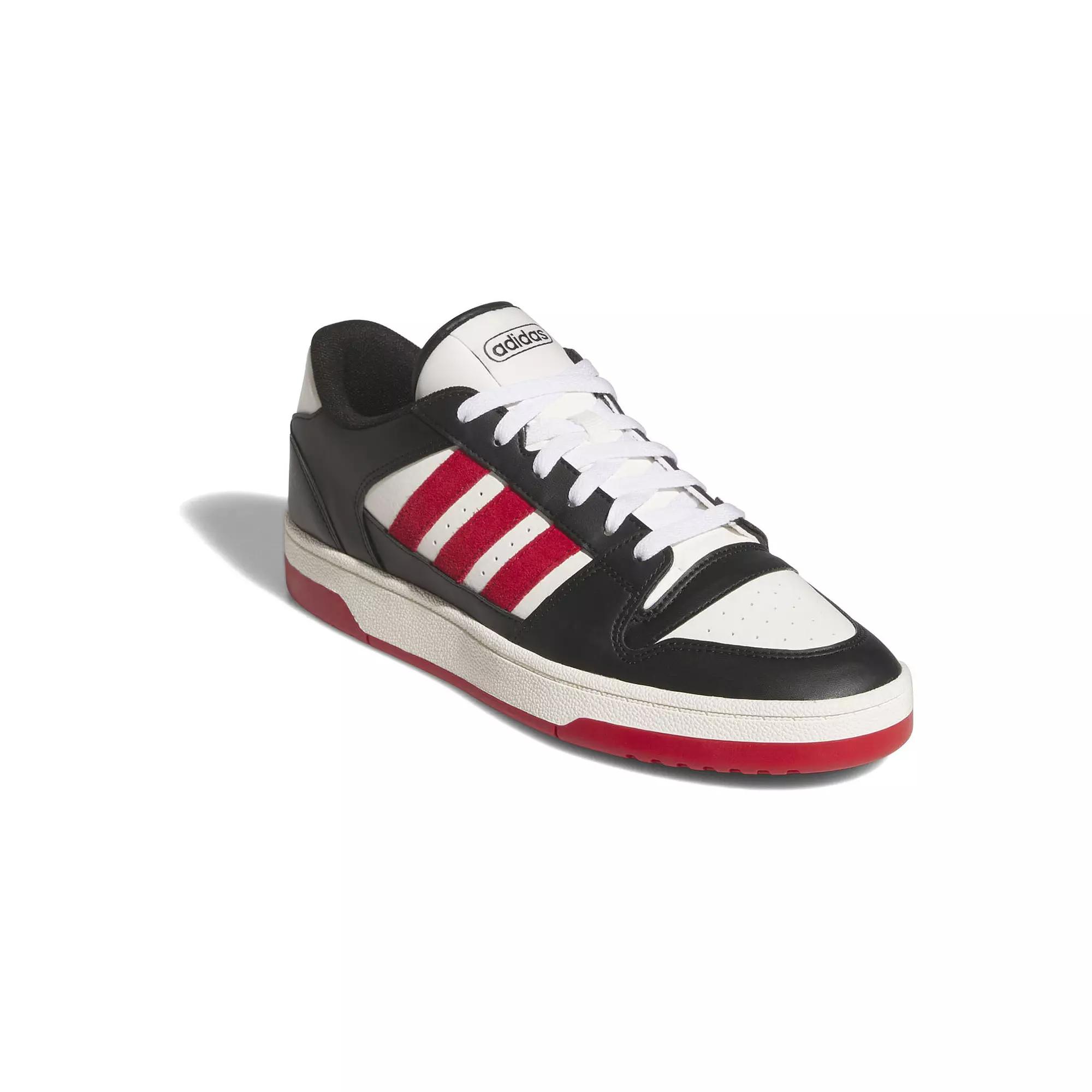 adidas Break Start Men's Basketball Shoes, Size: 11, Black Red White Product Image