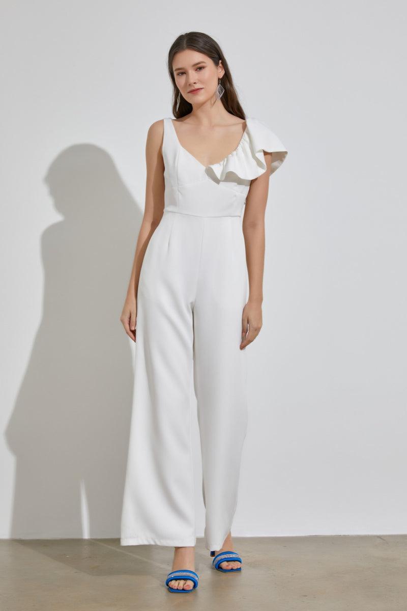 Ruffle Sleeve Jumpsuit Product Image
