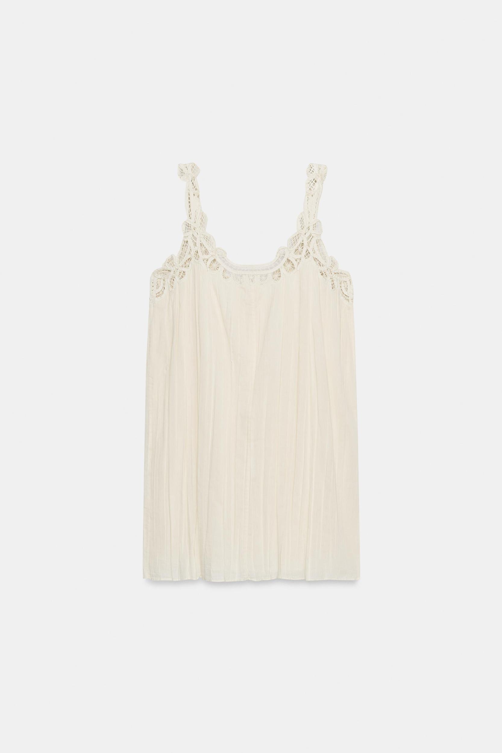 ZW COLLECTION EMBROIDERED STRAP DRESS Product Image