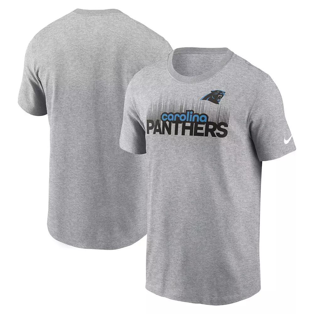 Men's Nike Heather Gray Carolina Panthers Local Essential T-Shirt,  Product Image