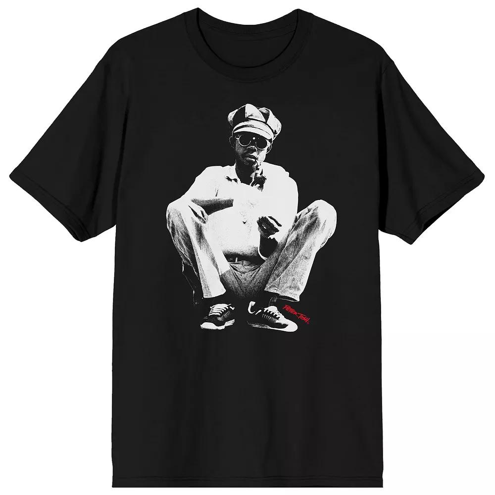 Men's Peter Tosh Artist Squatting Graphic Tee,  Product Image