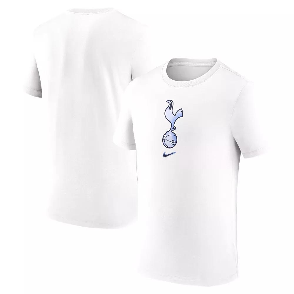Men's Nike White Tottenham Hotspur Crest T-Shirt,  Product Image