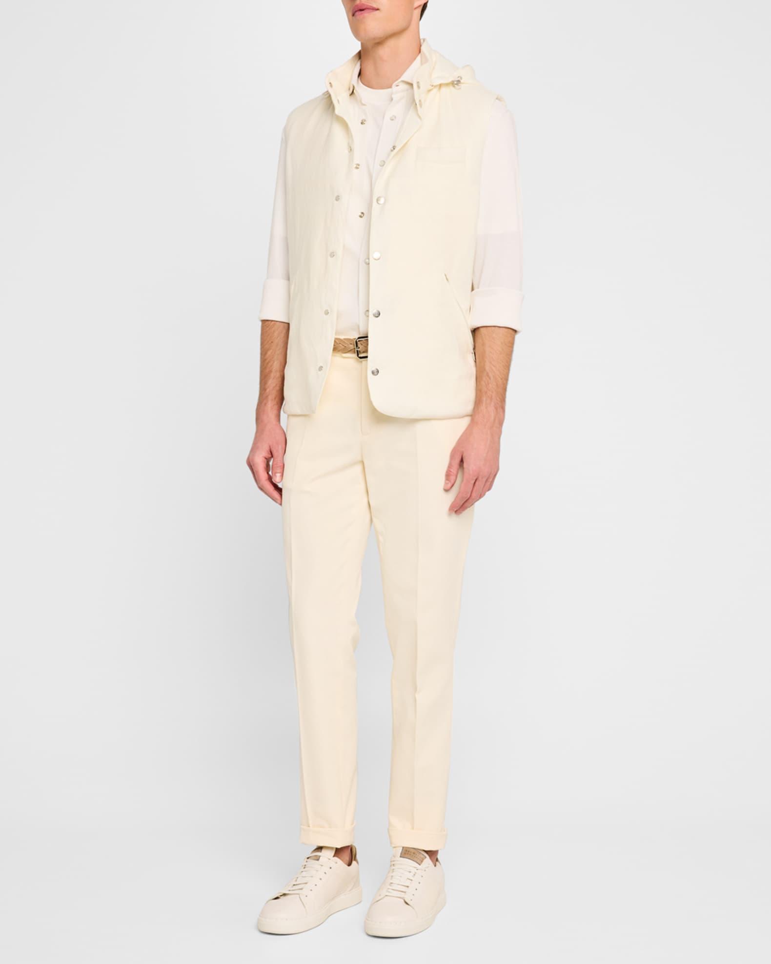 Men's Slim Flat-Front Pants Product Image