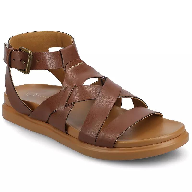 Journee Mistee Women's Strappy Sandals,  Product Image