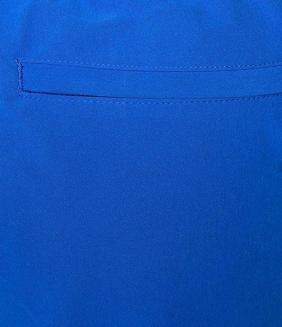 Caribbean Palmsway 6#double; Solid Swim Trunks Product Image