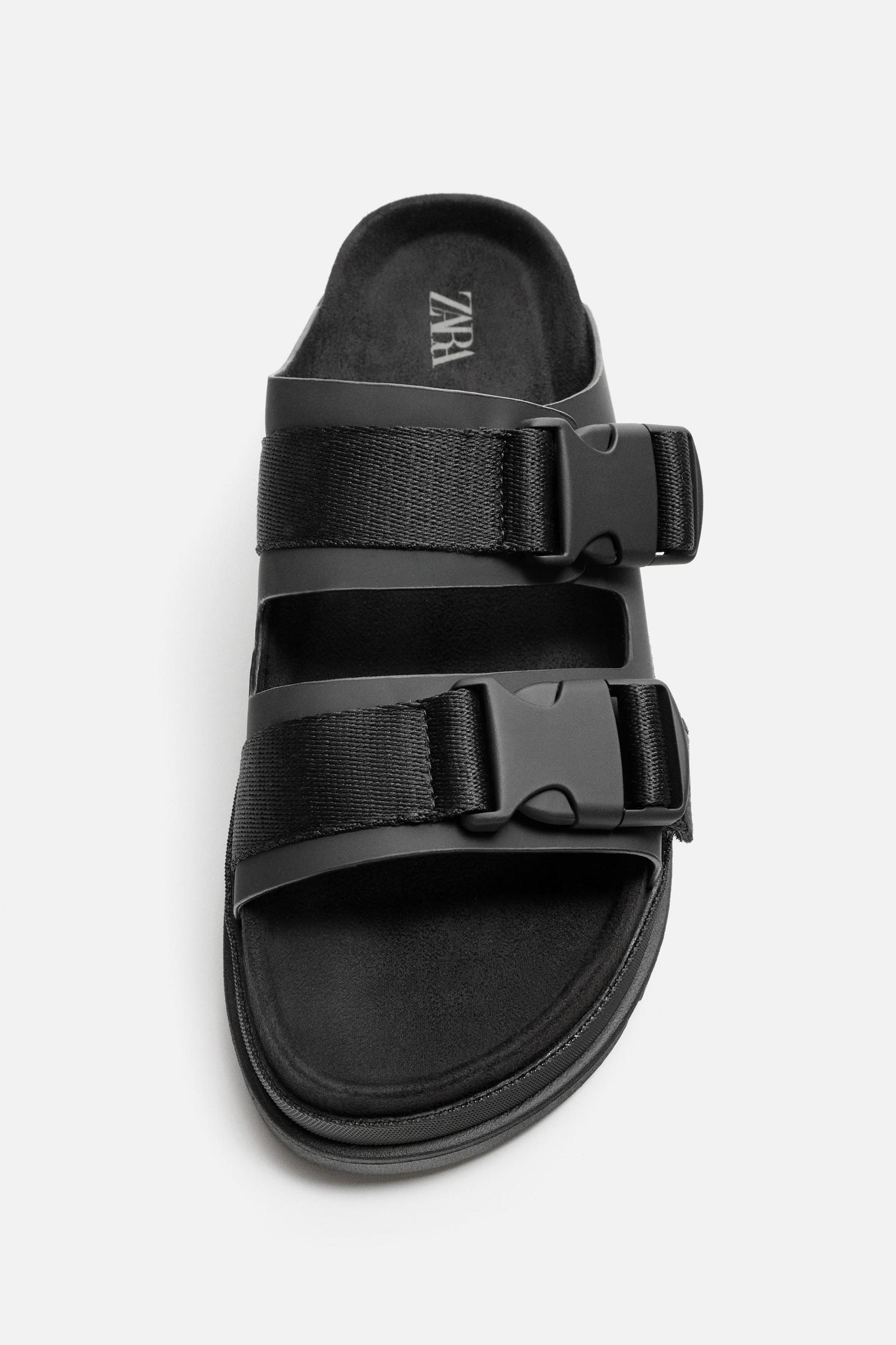 DOUBLE STRAP CHUNKY SANDALS Product Image