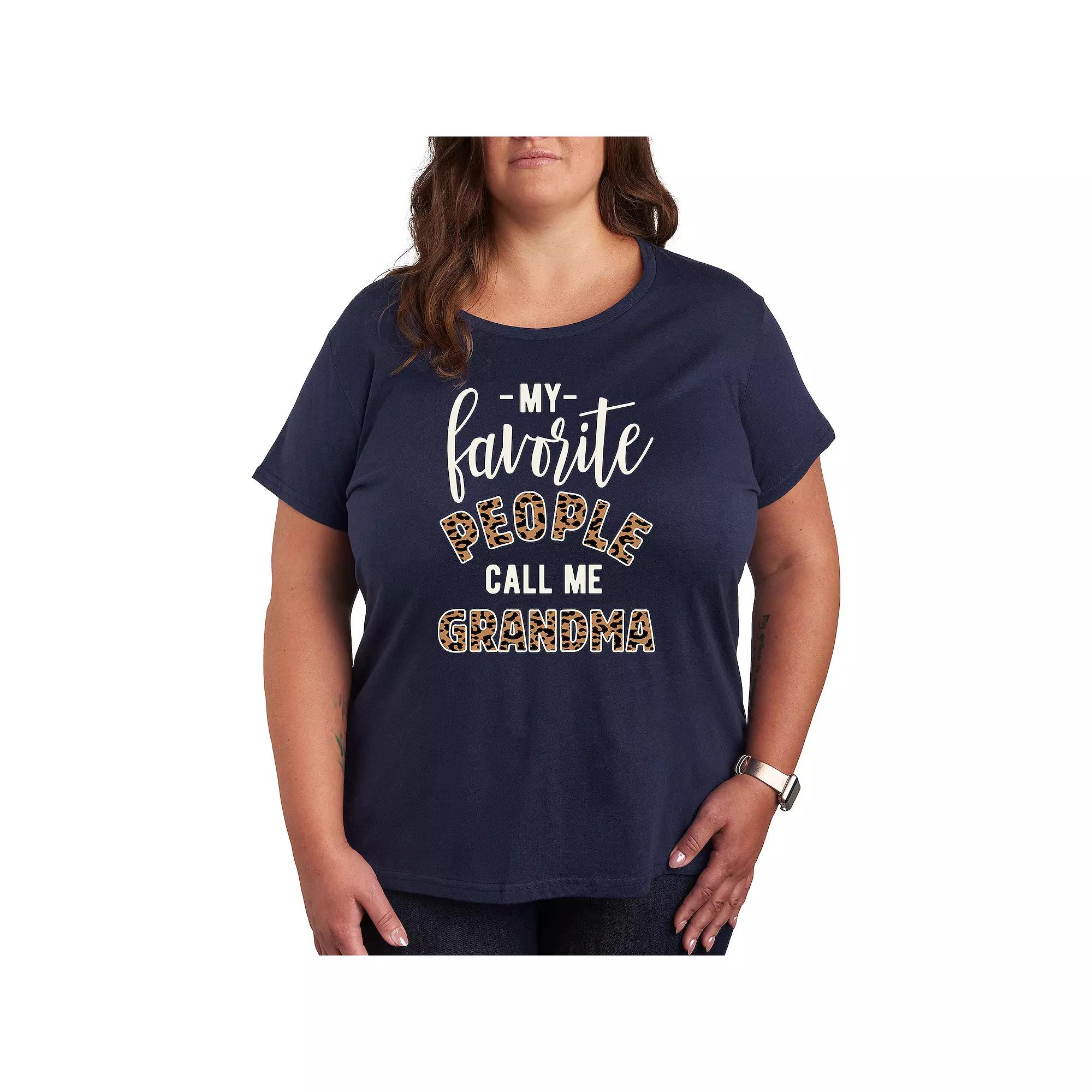 Plus Favorite People Grandma Graphic Tee, Women's,  Product Image