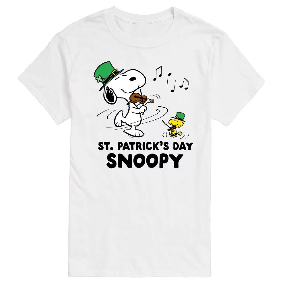 Men's Peanuts St. Patricks Day Snoopy Graphic Tee,  Product Image